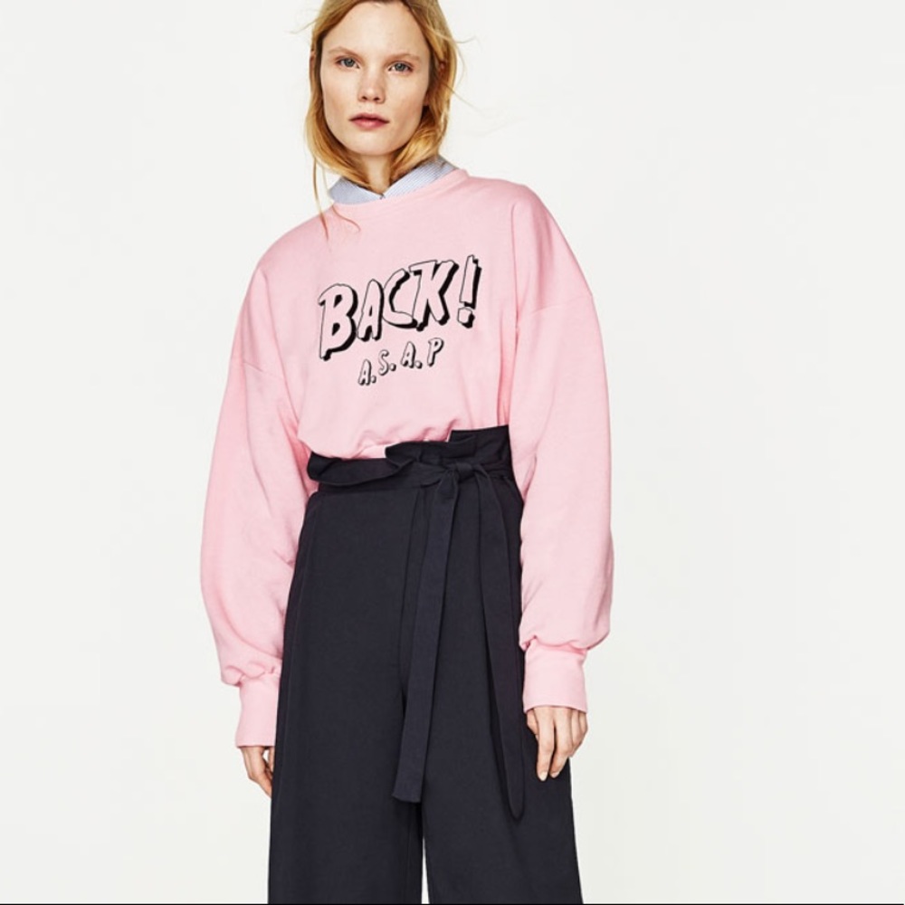 Zara Cropped Sweatshirt